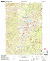 Download a high-resolution, GPS-compatible USGS topo map for He Devil, ID (2007 edition)