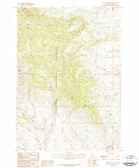 Download a high-resolution, GPS-compatible USGS topo map for Heart Mountain, ID (1987 edition)