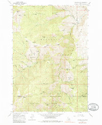 Download a high-resolution, GPS-compatible USGS topo map for Heavens Gate, ID (1986 edition)
