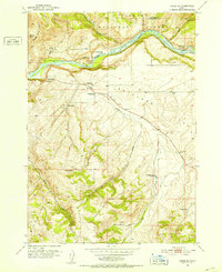 Download a high-resolution, GPS-compatible USGS topo map for Heise SE, ID (1952 edition)