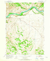 preview thumbnail of historical topo map of Bonneville County, ID in 1951