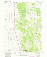 Download a high-resolution, GPS-compatible USGS topo map for Henderson Creek, ID (1984 edition)