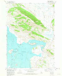 preview thumbnail of historical topo map of Caribou County, ID in 1981