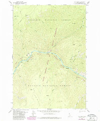 Download a high-resolution, GPS-compatible USGS topo map for Hida Point, ID (1987 edition)