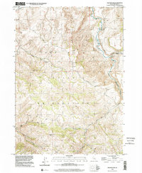 Download a high-resolution, GPS-compatible USGS topo map for Higham Peak, ID (2002 edition)