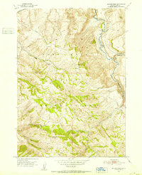 Download a high-resolution, GPS-compatible USGS topo map for Higham Peak, ID (1952 edition)