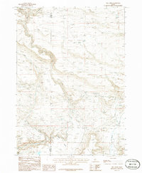 Download a high-resolution, GPS-compatible USGS topo map for Hog Creek, ID (1986 edition)