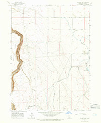 Download a high-resolution, GPS-compatible USGS topo map for Hollister SW, ID (1966 edition)
