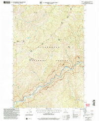 Download a high-resolution, GPS-compatible USGS topo map for Holly Creek, ID (2005 edition)