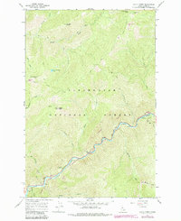 Download a high-resolution, GPS-compatible USGS topo map for Holly Creek, ID (1984 edition)