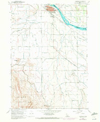 1958 Map of Homedale, 1972 Print