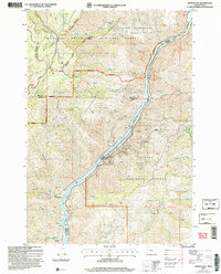 Download a high-resolution, GPS-compatible USGS topo map for Homestead, ID (2007 edition)