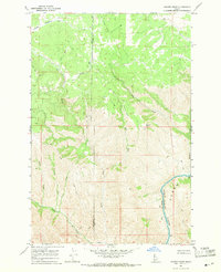 Download a high-resolution, GPS-compatible USGS topo map for Hoover Point, ID (1971 edition)