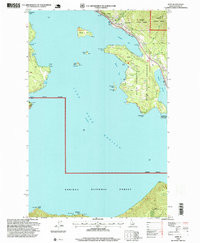 Download a high-resolution, GPS-compatible USGS topo map for Hope, ID (1999 edition)
