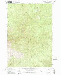 Download a high-resolution, GPS-compatible USGS topo map for Horse Creek Butte, ID (1983 edition)