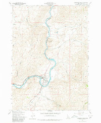 Download a high-resolution, GPS-compatible USGS topo map for Horseshoe Bend, ID (1980 edition)