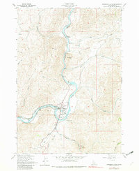 Download a high-resolution, GPS-compatible USGS topo map for Horseshoe Bend, ID (1982 edition)