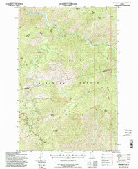 Download a high-resolution, GPS-compatible USGS topo map for Horseshoe Lake, ID (1998 edition)