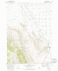 Download a high-resolution, GPS-compatible USGS topo map for Howe, ID (1986 edition)