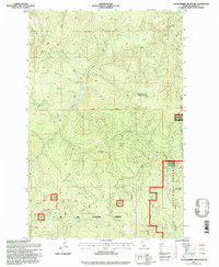 Download a high-resolution, GPS-compatible USGS topo map for Huckleberry Mountain, ID (1997 edition)