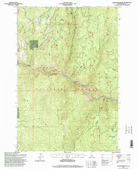 Download a high-resolution, GPS-compatible USGS topo map for Huddleson Bluff, ID (1999 edition)