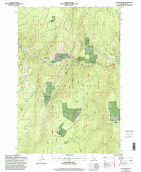 Download a high-resolution, GPS-compatible USGS topo map for Hungry Ridge, ID (1999 edition)