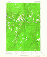 Download a high-resolution, GPS-compatible USGS topo map for Hungry Ridge, ID (1965 edition)