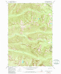 Download a high-resolution, GPS-compatible USGS topo map for Hunter Peak, ID (1987 edition)