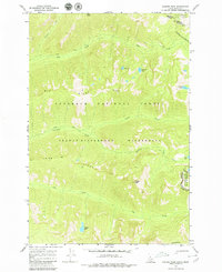 Download a high-resolution, GPS-compatible USGS topo map for Hunter Peak, ID (1979 edition)