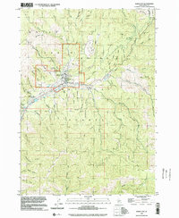 preview thumbnail of historical topo map of Idaho City, Boise County, ID in 1998