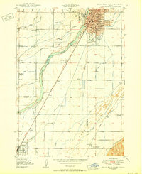 1950 Map of Idaho Falls, ID