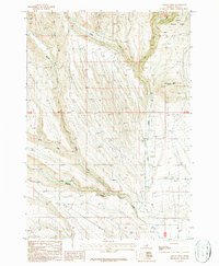 Download a high-resolution, GPS-compatible USGS topo map for Indian Creek, ID (1987 edition)