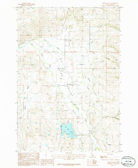 preview thumbnail of historical topo map of Adams County, ID in 1986