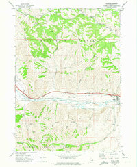 Download a high-resolution, GPS-compatible USGS topo map for Inkom, ID (1974 edition)