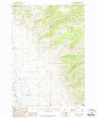 Download a high-resolution, GPS-compatible USGS topo map for Italian Canyon, ID (1987 edition)