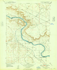 Download a high-resolution, GPS-compatible USGS topo map for Jackass Butte, ID (1948 edition)
