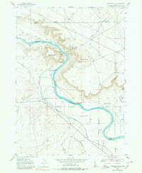 Download a high-resolution, GPS-compatible USGS topo map for Jackass Butte, ID (1980 edition)