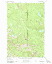 Download a high-resolution, GPS-compatible USGS topo map for Jeanette Mountain, ID (1986 edition)