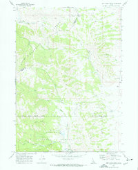 Download a high-resolution, GPS-compatible USGS topo map for Jeff Cabin Creek, ID (1973 edition)