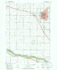 1979 Map of Jerome, ID, 1980 Print