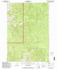 Download a high-resolution, GPS-compatible USGS topo map for John Day Mountain, ID (1999 edition)