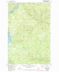 Download a high-resolution, GPS-compatible USGS topo map for John Lewis Mountain, ID (1985 edition)