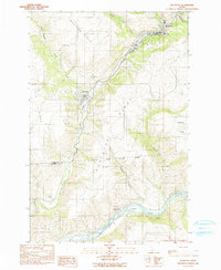 Download a high-resolution, GPS-compatible USGS topo map for Juliaetta, ID (1990 edition)