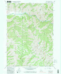 Download a high-resolution, GPS-compatible USGS topo map for Jumbo Mtn, ID (1983 edition)