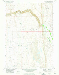 Download a high-resolution, GPS-compatible USGS topo map for Juniper Basin SE, ID (1974 edition)