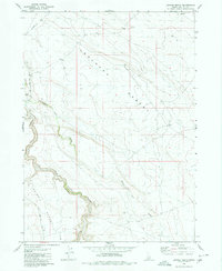 Download a high-resolution, GPS-compatible USGS topo map for Juniper Ranch, ID (1980 edition)