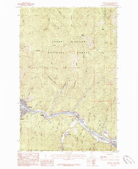 Download a high-resolution, GPS-compatible USGS topo map for Kellogg East, ID (1985 edition)