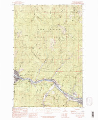 Download a high-resolution, GPS-compatible USGS topo map for Kellogg East, ID (1985 edition)