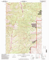 Download a high-resolution, GPS-compatible USGS topo map for Kessler Creek, ID (1999 edition)