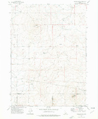 preview thumbnail of historical topo map of Lincoln County, ID in 1972